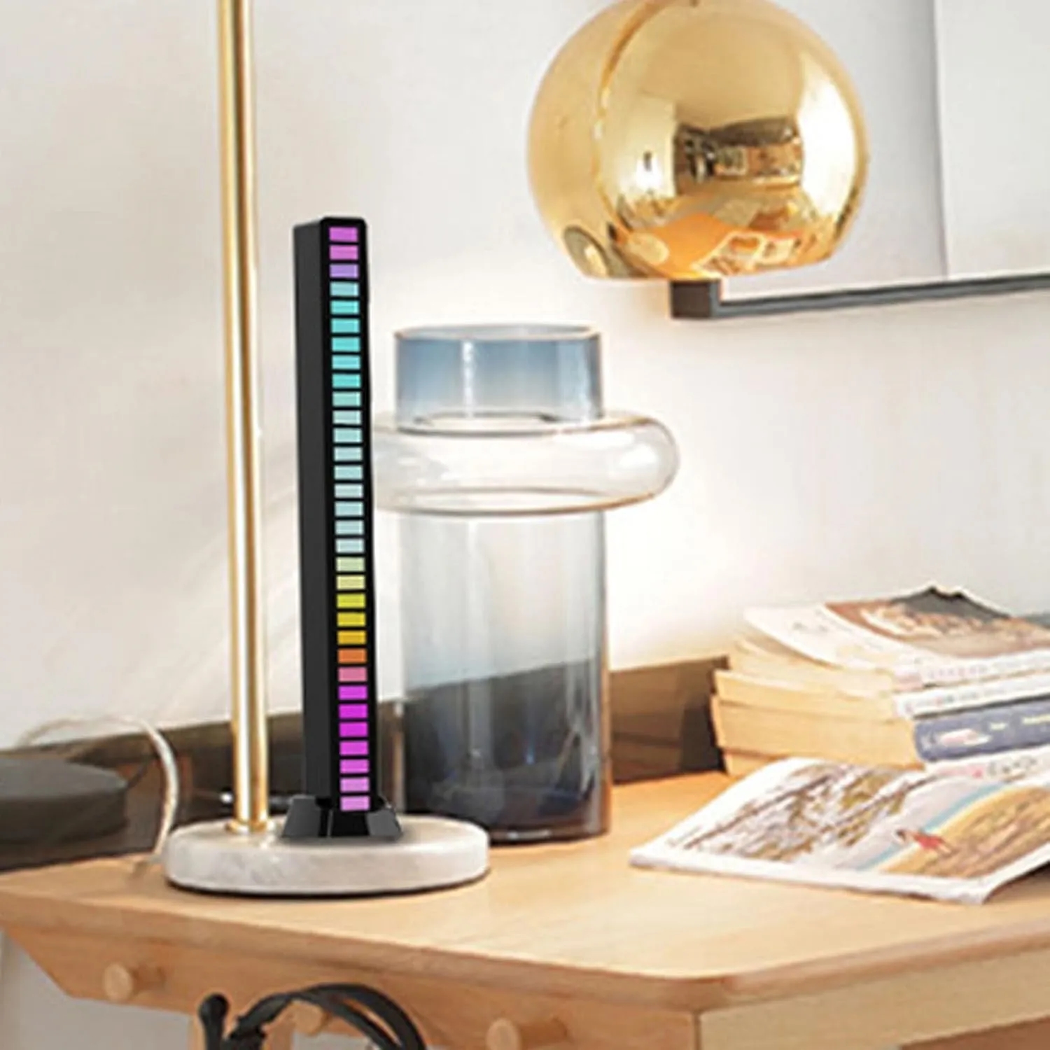RGB Voice Control LED Music Pickup Light Bar 3