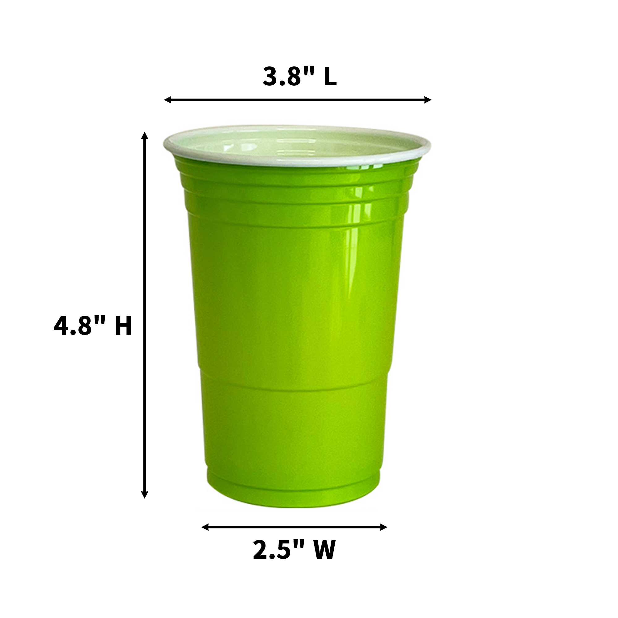 Disposable Party Plastic Cup 16 Ounce 3
