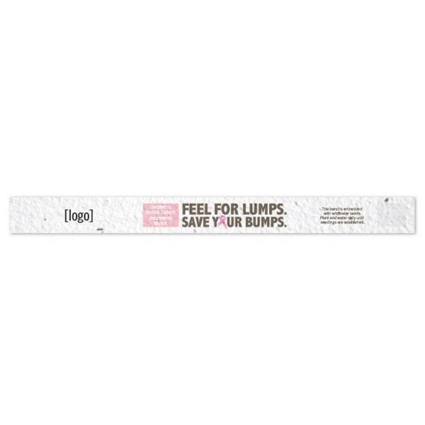 Breast Cancer Awareness - Seed Paper Wristband 10