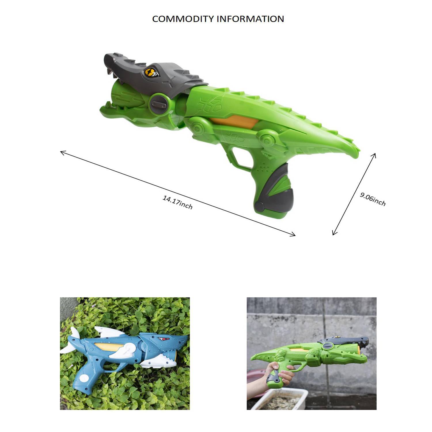 Cross Border Crocodile Water Gun Kids Toy 5