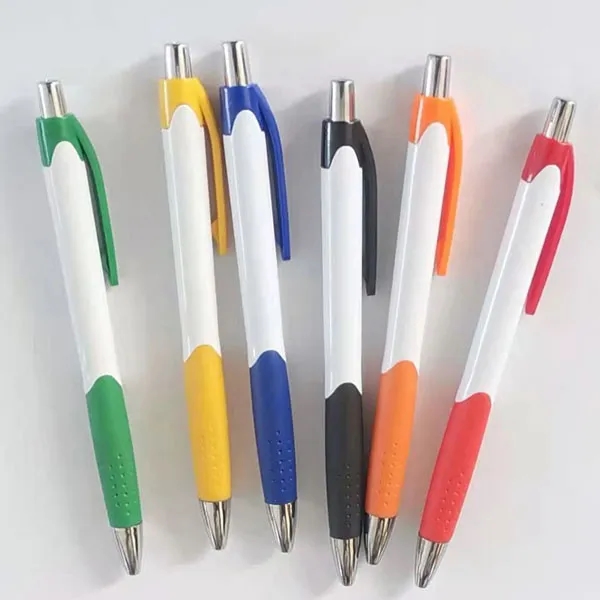 Custom Plastic Caribe Non-Slip Ball Pen 4