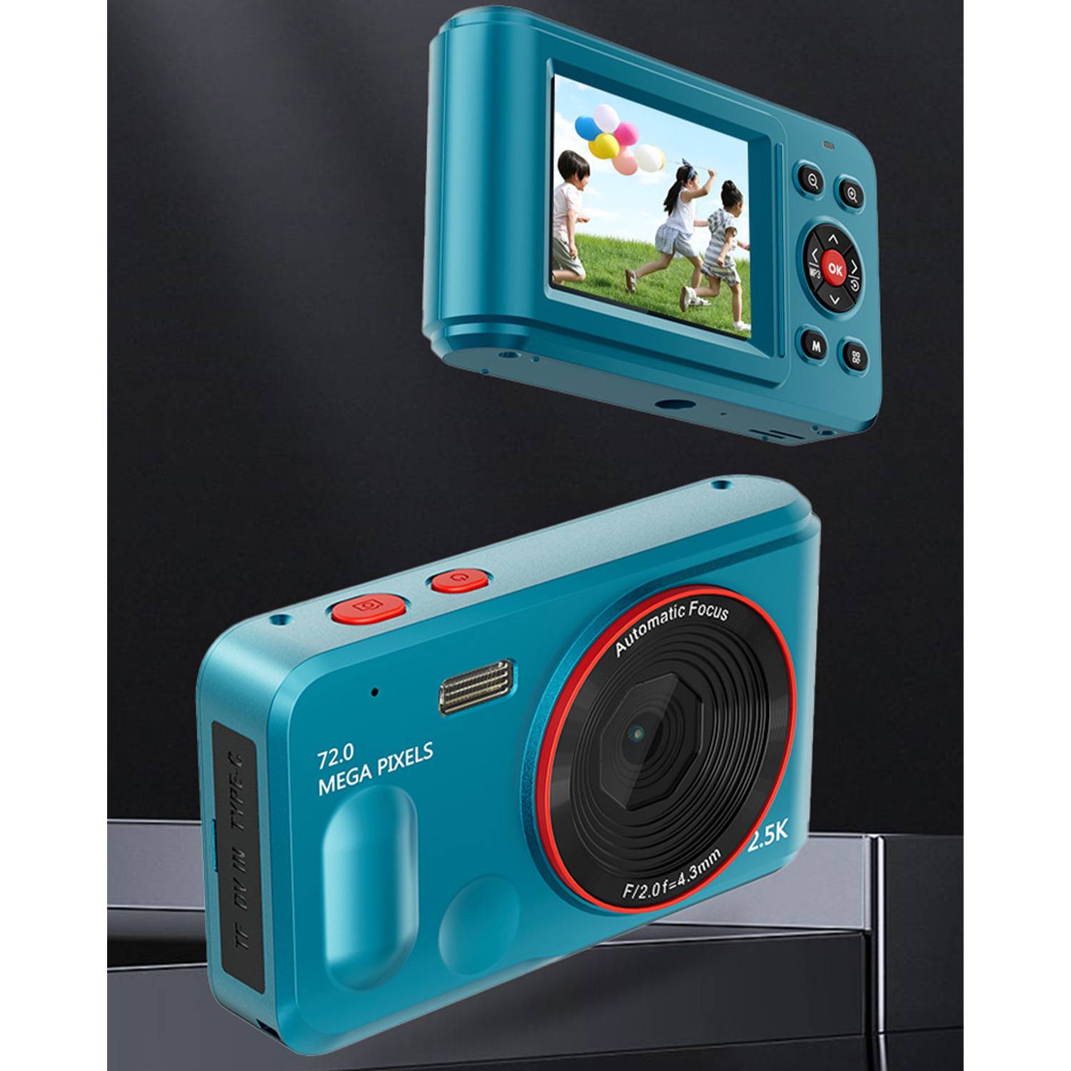 Portable 72MP Digital Camera - Pocket-Sized & Easy to Use 12
