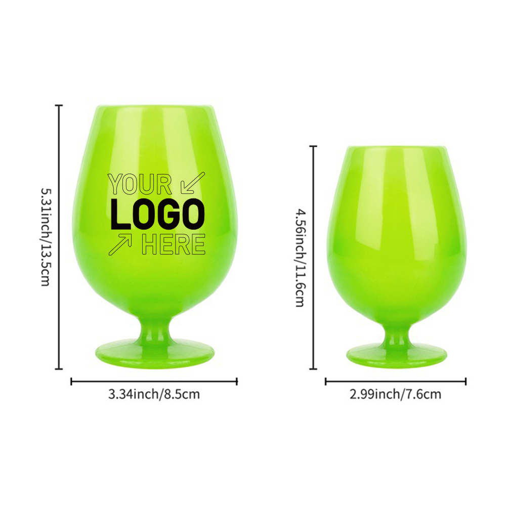 Unbreakable Rubber/Silicon Wine Glasses for Outdoor Camping,Goblet 7