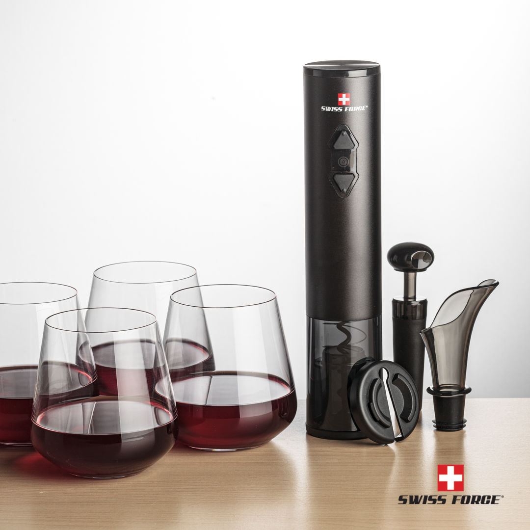 Swiss Force® Opener Set & Cannes Stemless Wine 5