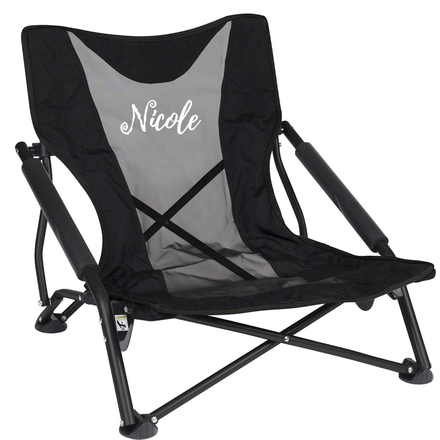 Aluminum Frame Oxford Folding Beach Chair 2