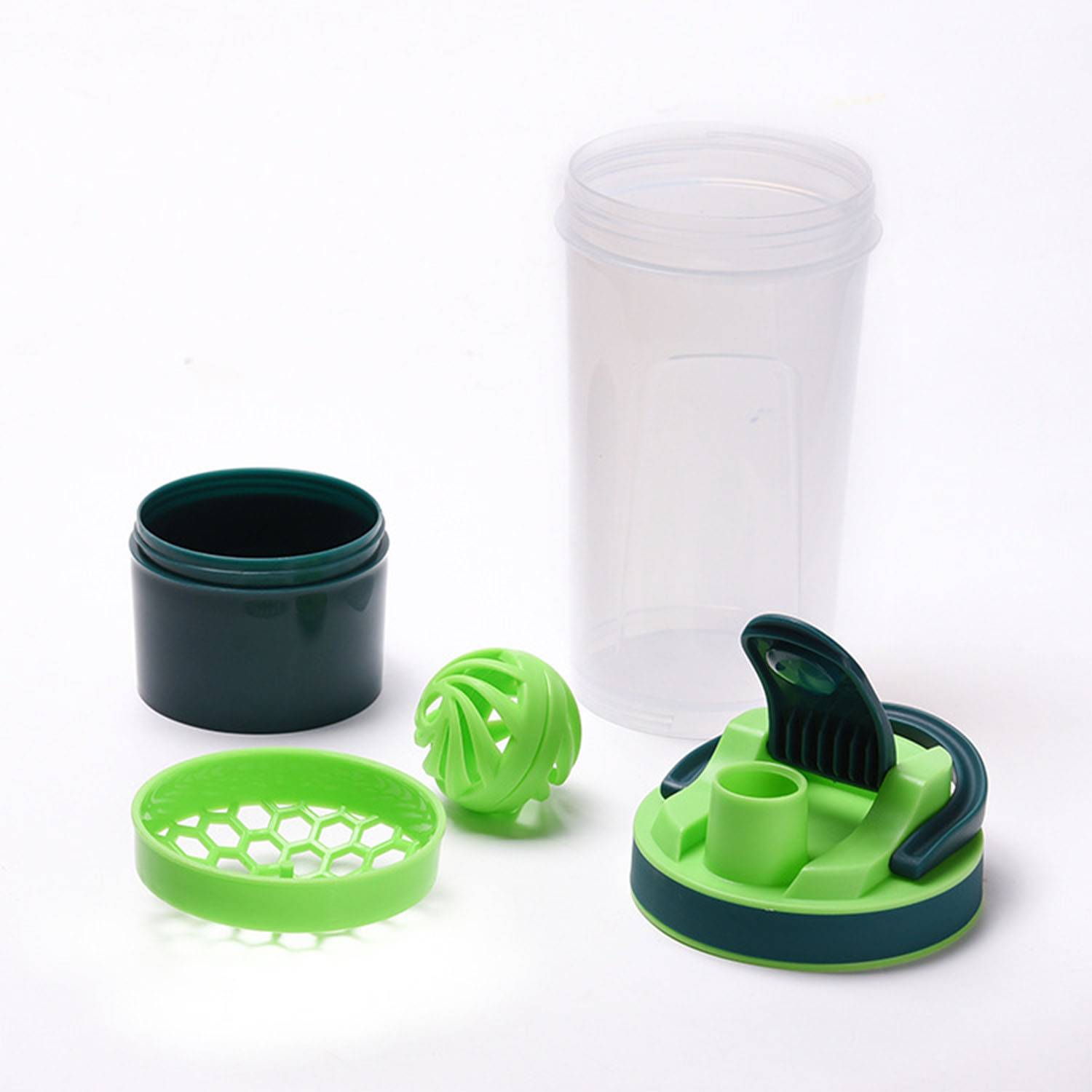 24oz Multifunction Protein Shake Bottle w/ Mixing Ball 3