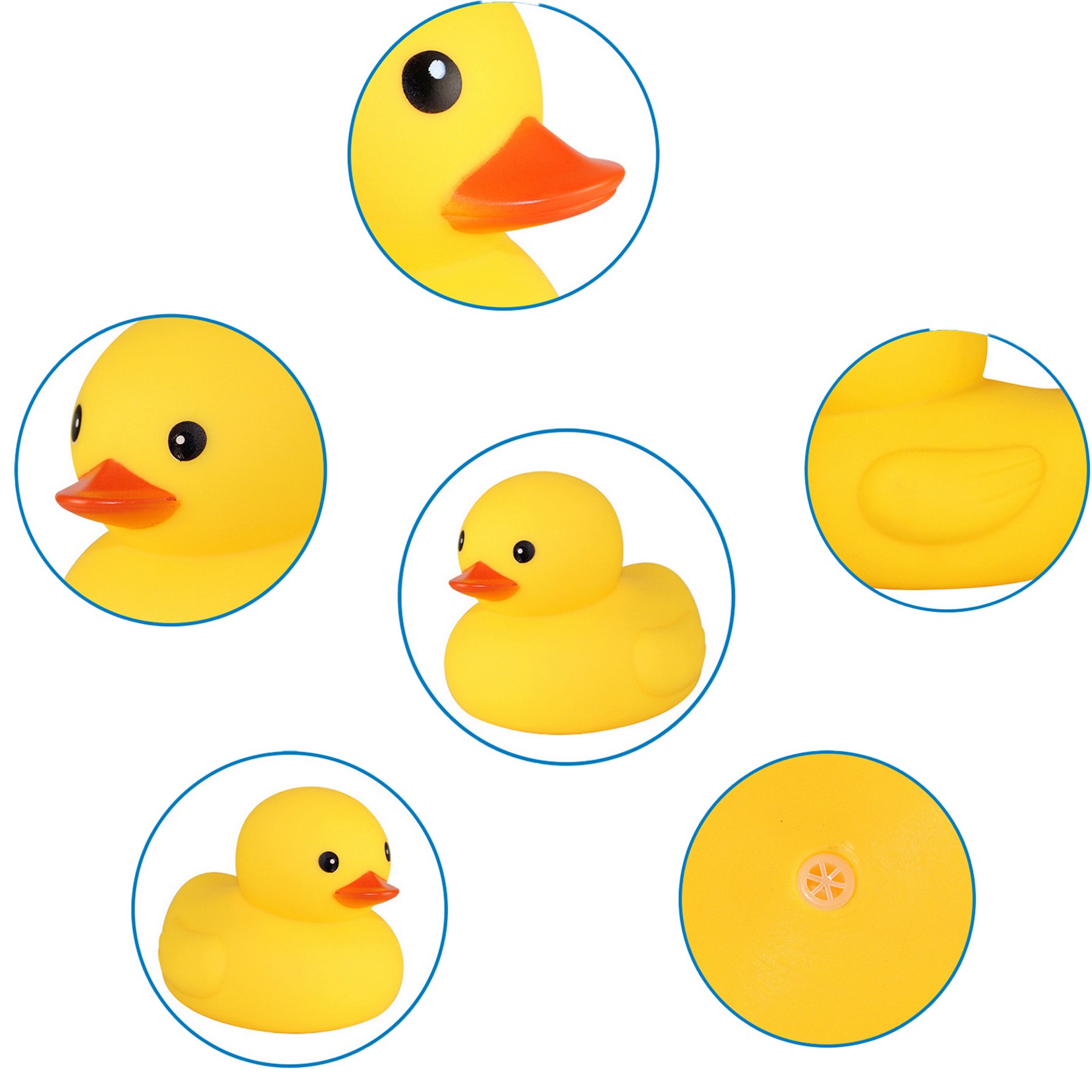 Baby Bath Playing Yellow Duck Toy 3