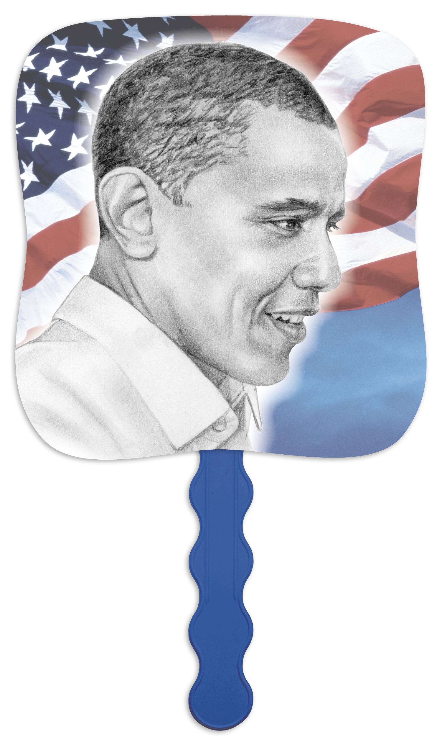 Skinner & Kennedy® President Barack Obama - Pictorial Fan 8