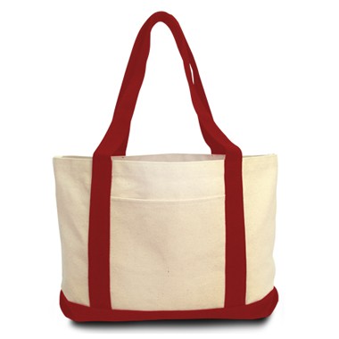 Classic 11oz 100% Cotton Boat Tote Bag 1