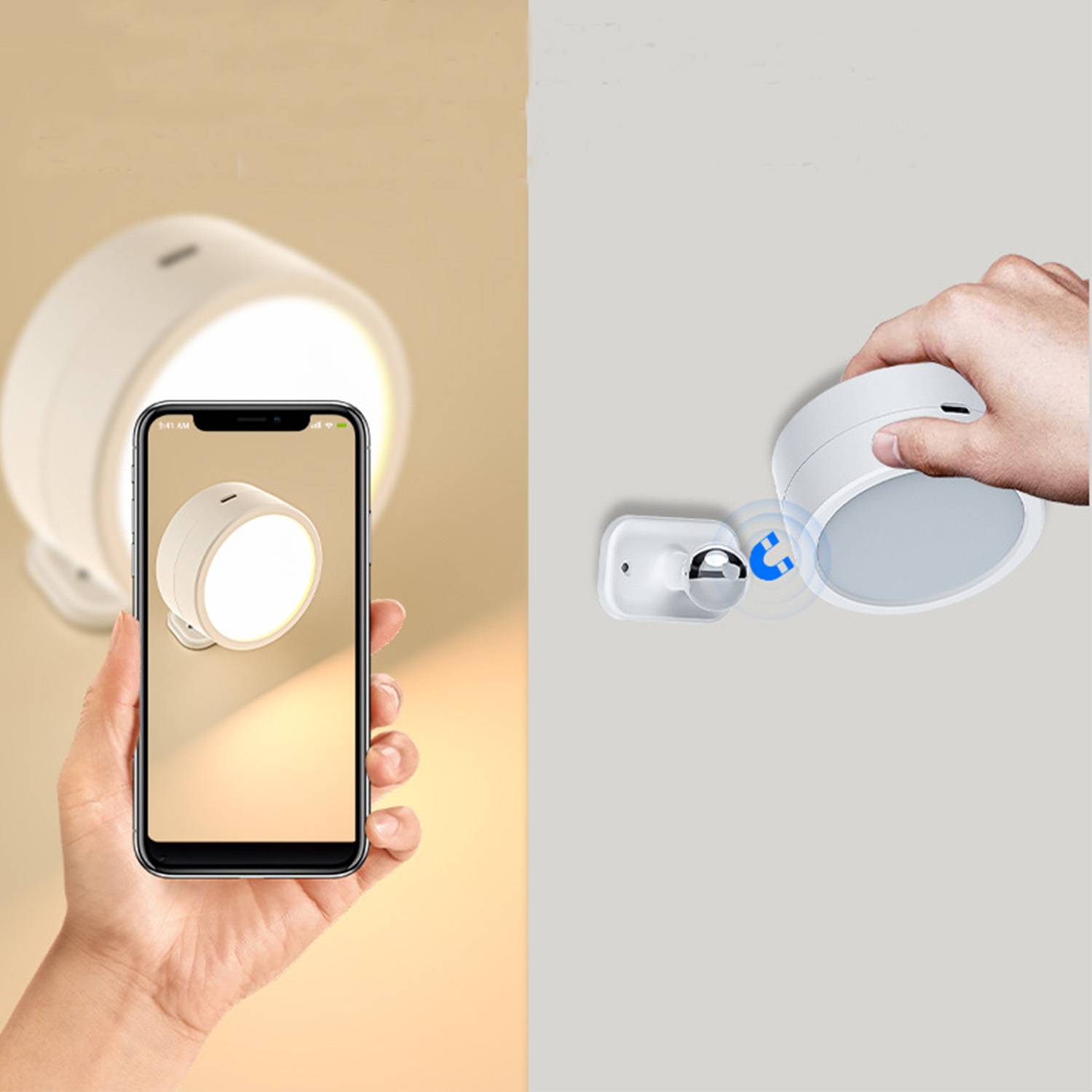 3-color LED universal wall lamp 1