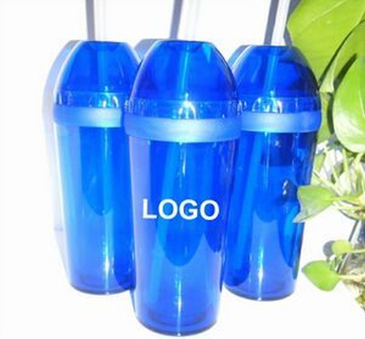 16 Oz. Recycled Plastic Tumbler w/ Dome Lid 1