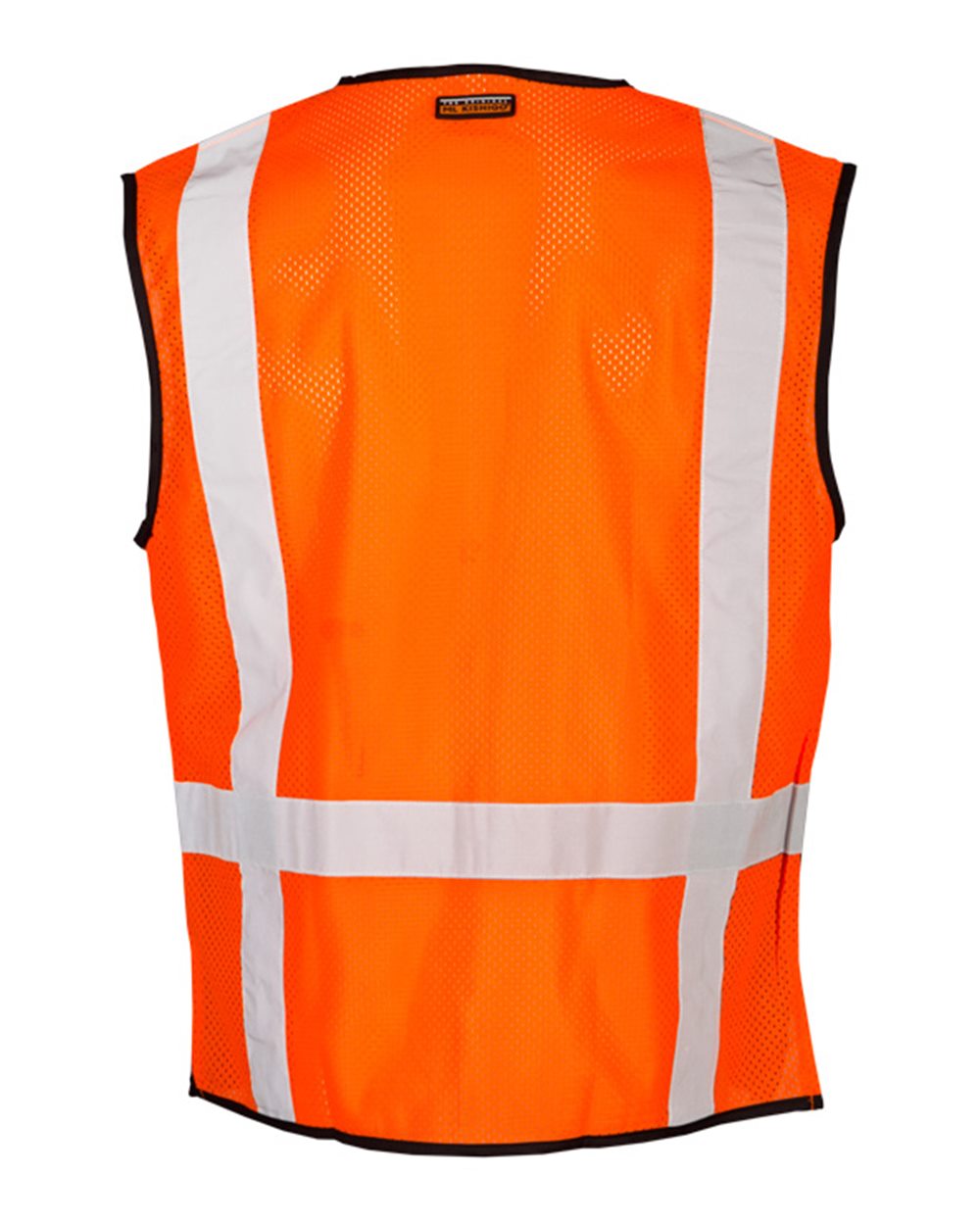Unisex Black Bottom Mesh Class 2 Vest - 1509 10