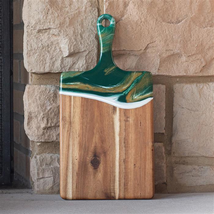 Medium Rectangle Acacia Board With Handle 9