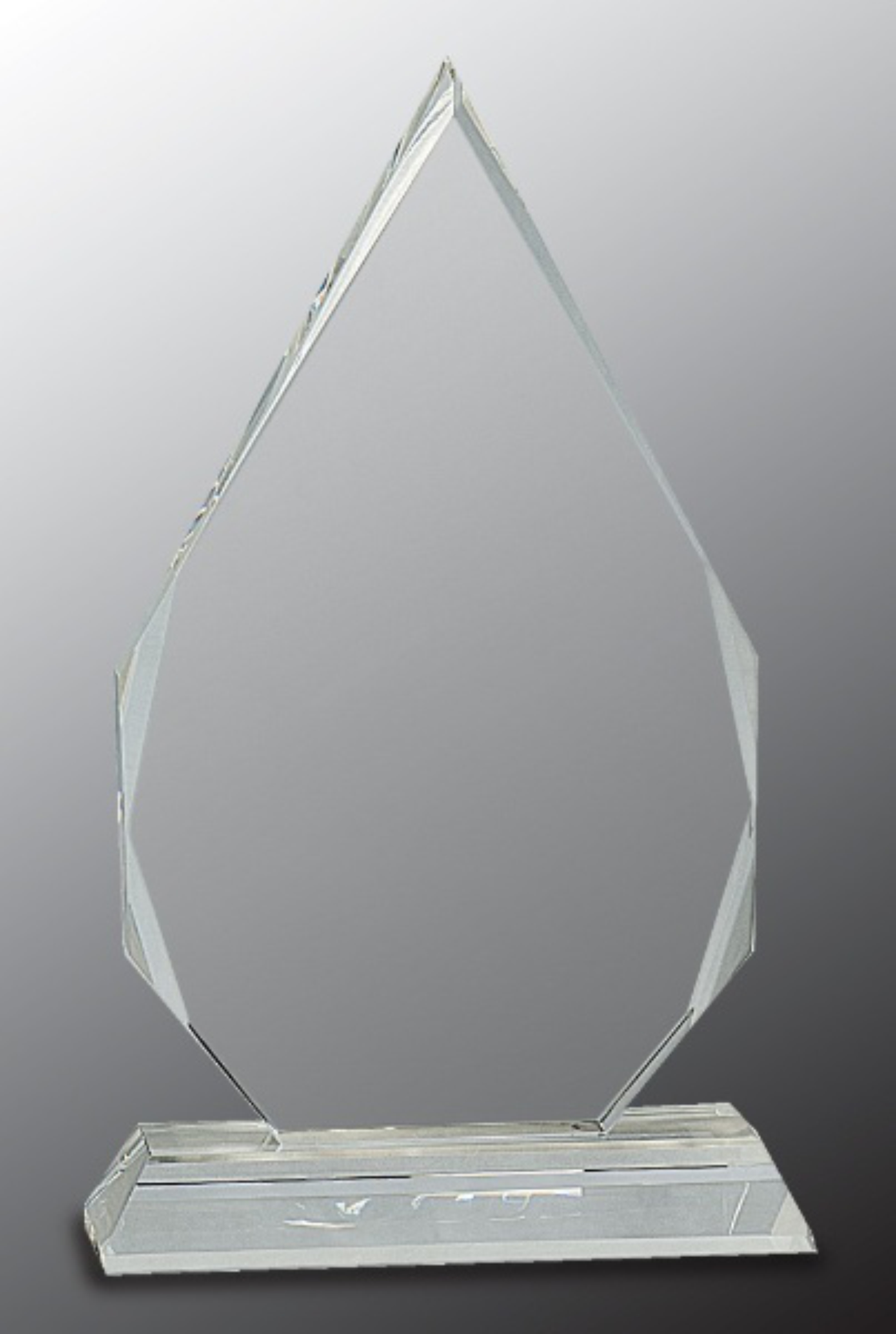 9" Crystal Diamond Award on Clear Pedestal Base 3