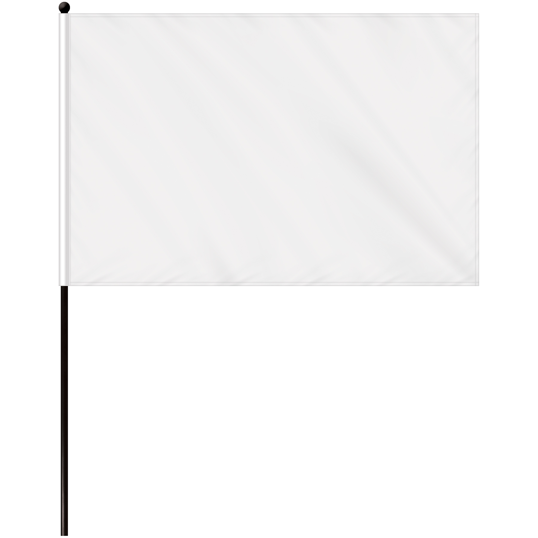 12"x 18" Single Reverse Polyester Stick Flags 7