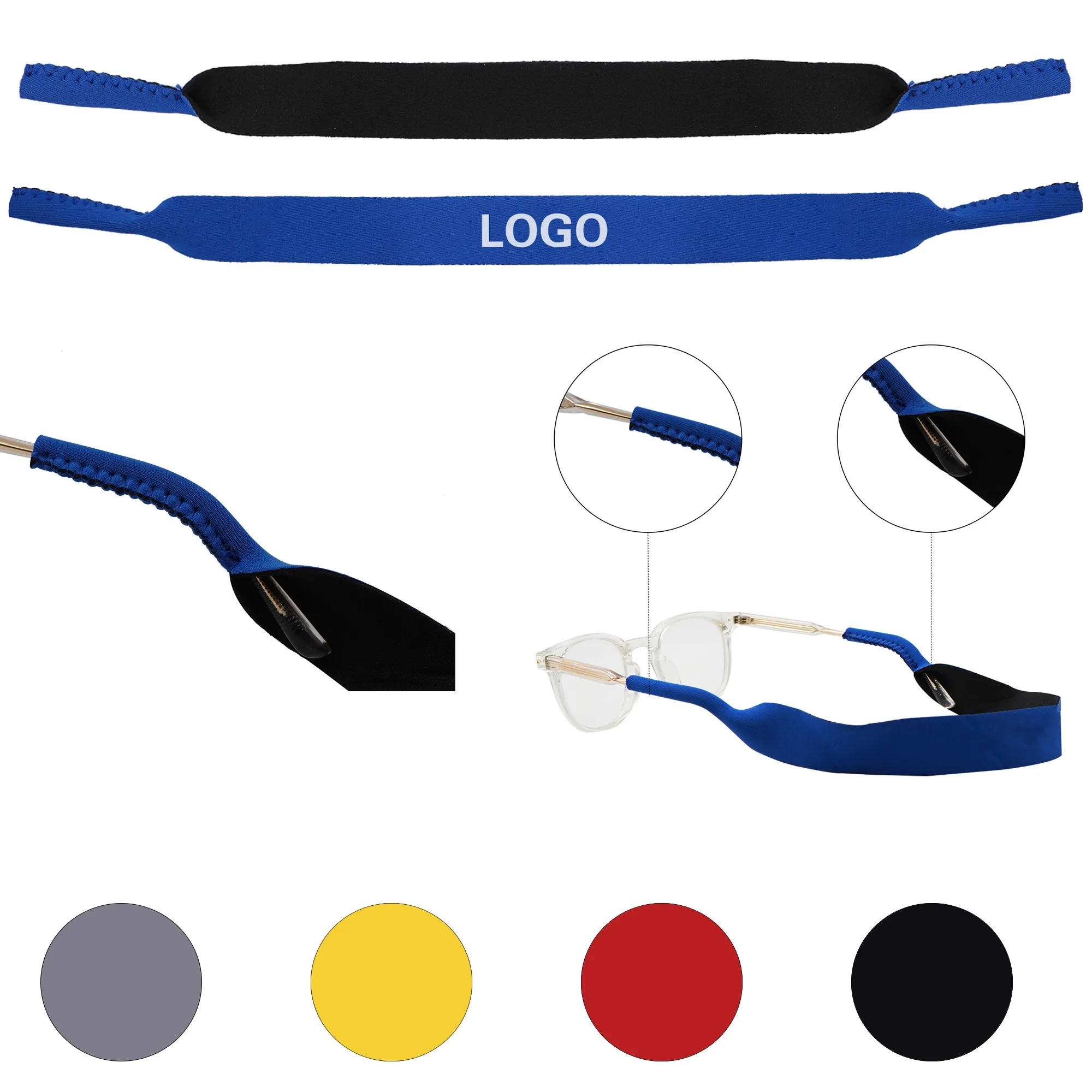 Eyeglass/sunglass Straps Neoprene MOQ 10pcs 3