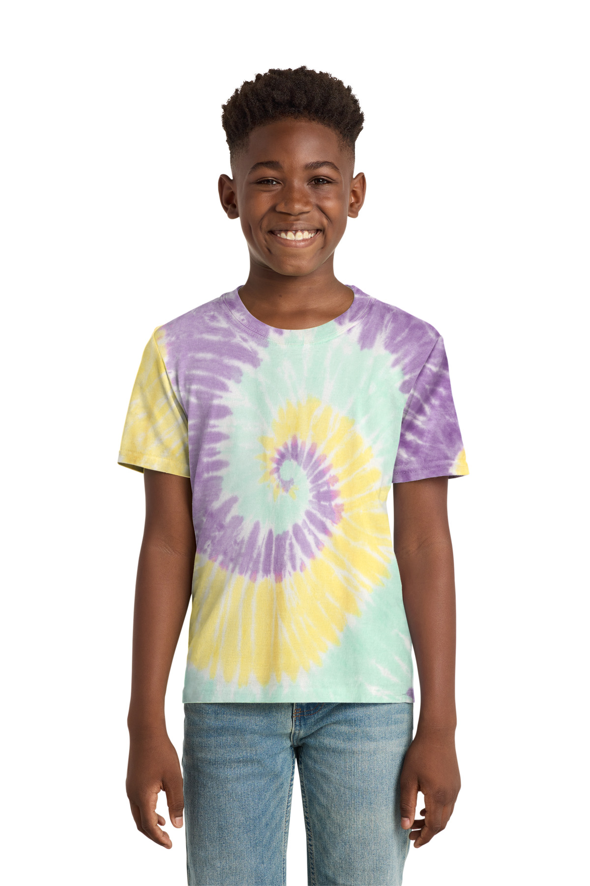 Port & Co Youth Tie-Dye Tee. PC147Y 187