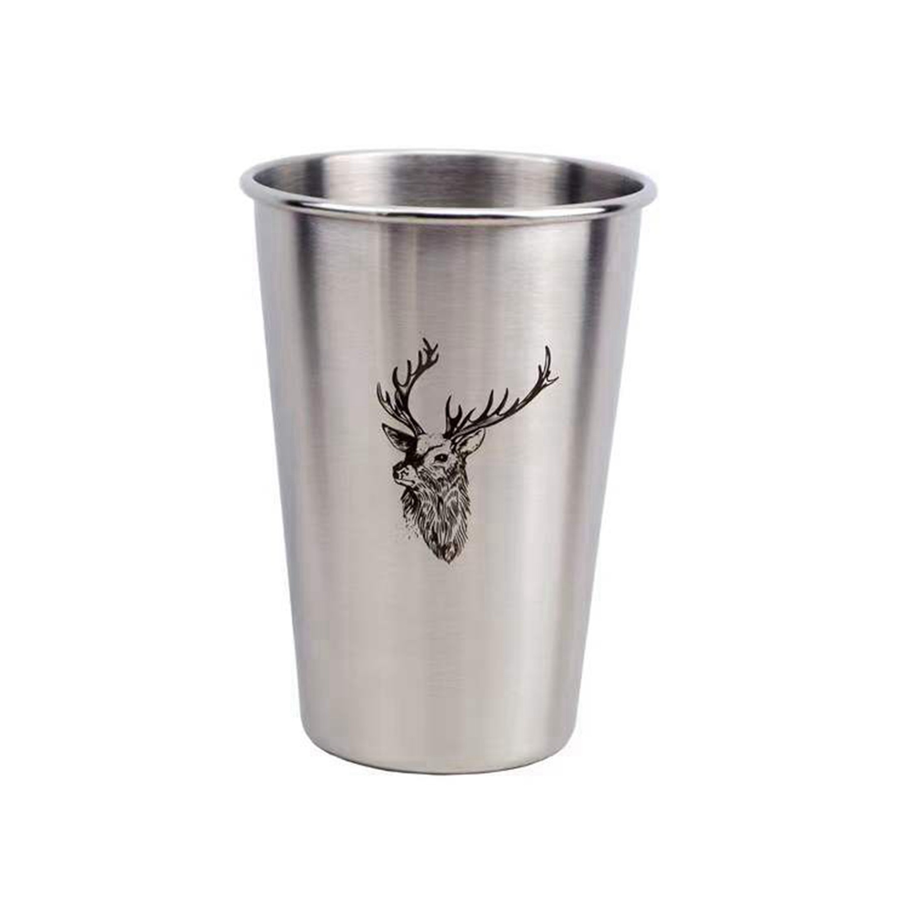 16oz Stainless Steel Shatterproof Cup Flat Bottom Cup 1