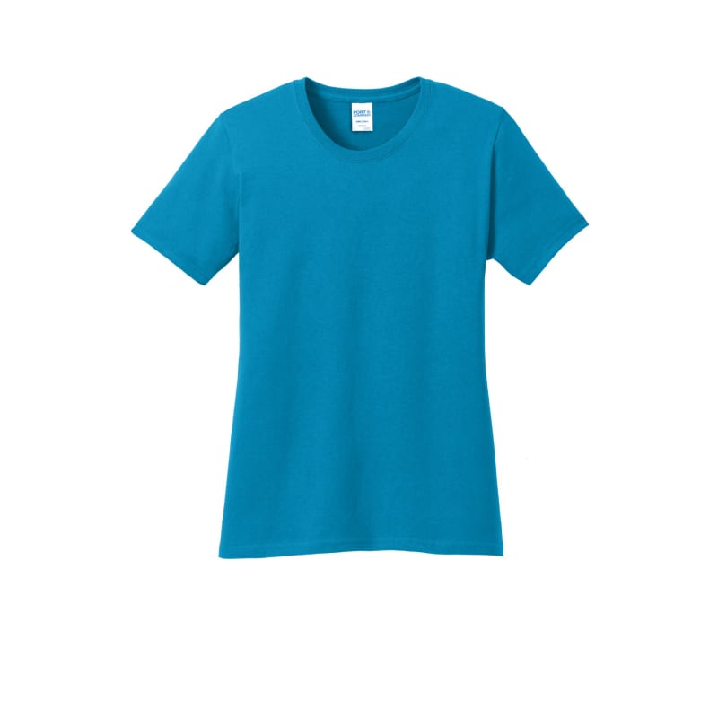 Port & Company Women's Core Cotton Tee. 44
