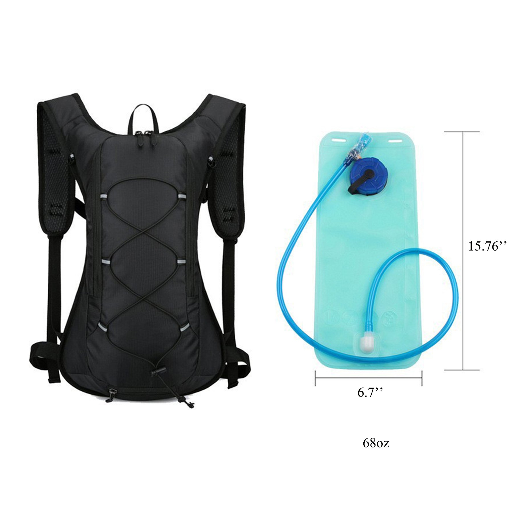 Hydration Backpack With 2L Water Bladder 5