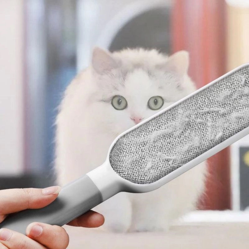 Double-Sided Reusable Pet Hair Removal Brush 8