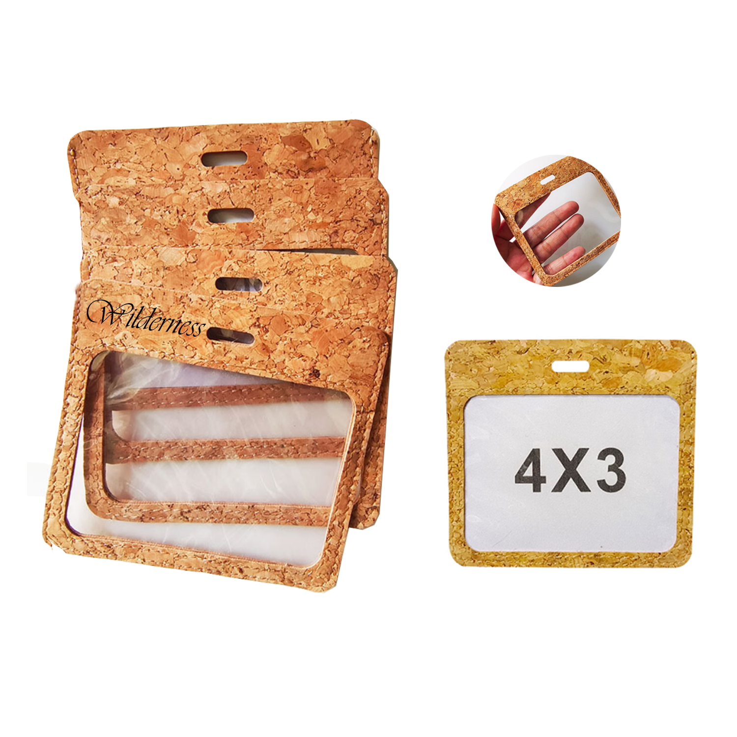 Cork Vaccination Card Holder 3