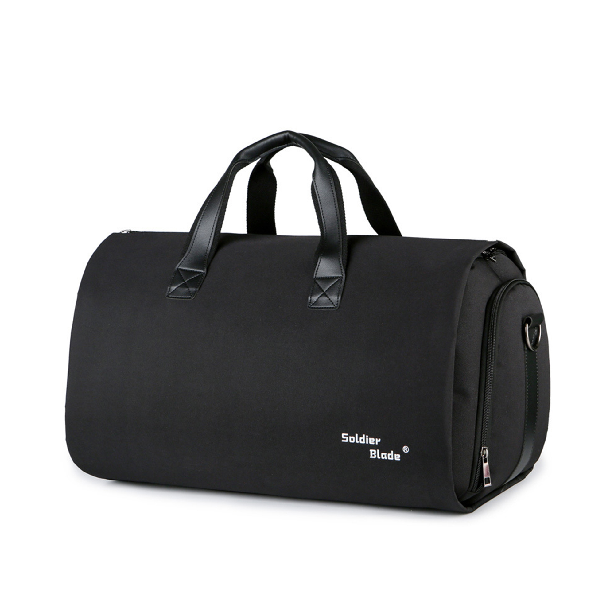 Convertible Oxford Garment Duffel With Detachable Shoulder Strap 45 Liter Capacity 8