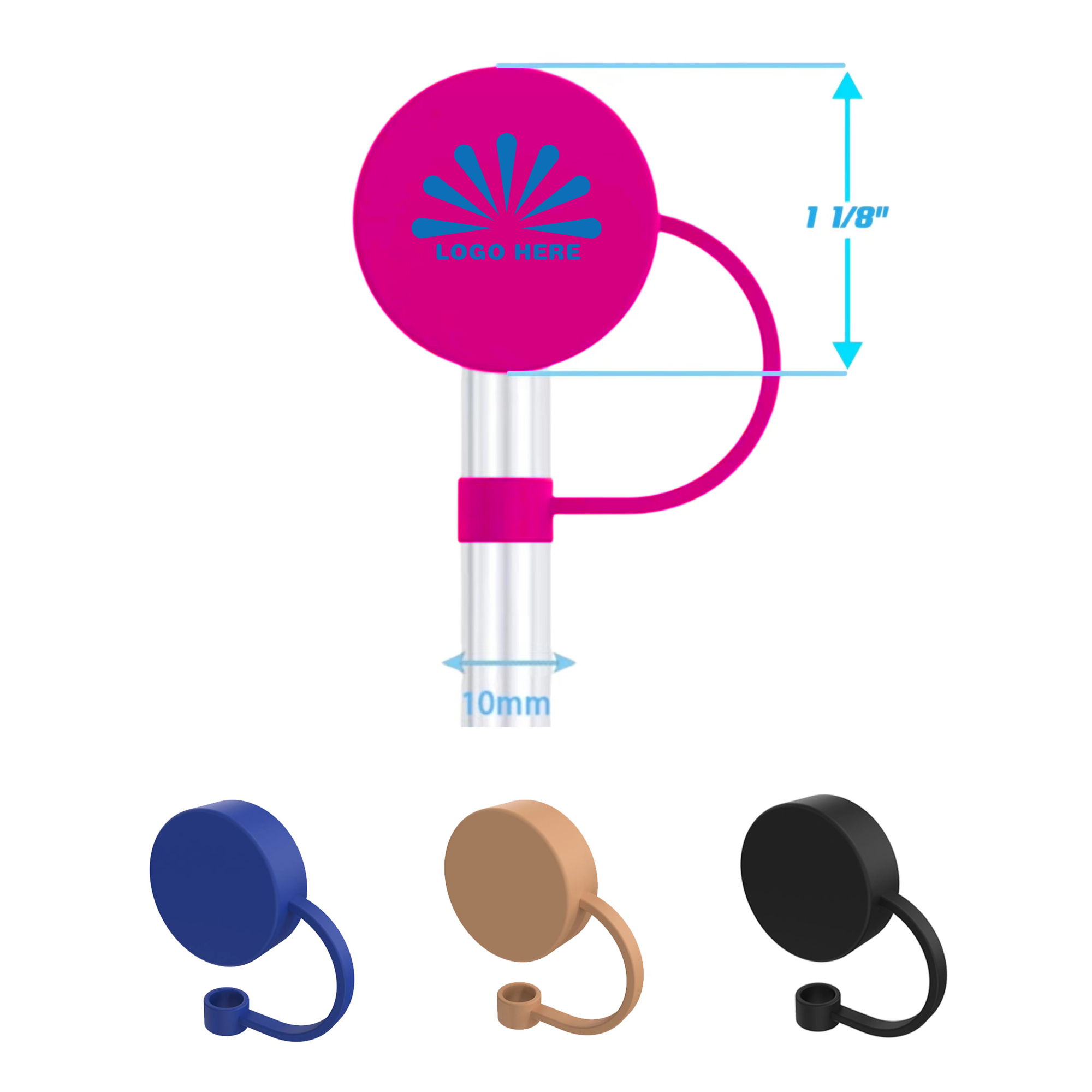 Silicone Straw Cap 2