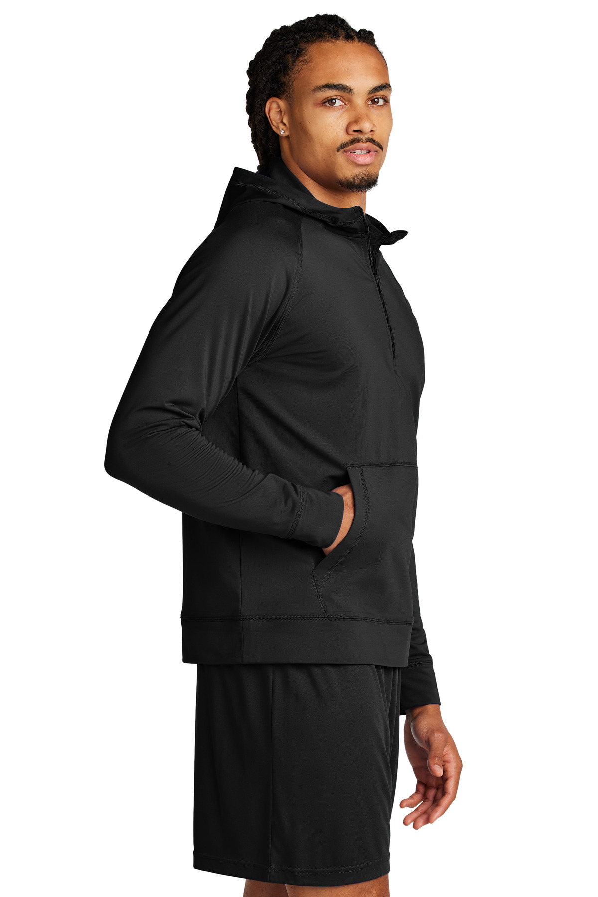 Sport-Tek Sport-Wick Stretch 1/2-Zip Hoodie ST856 20