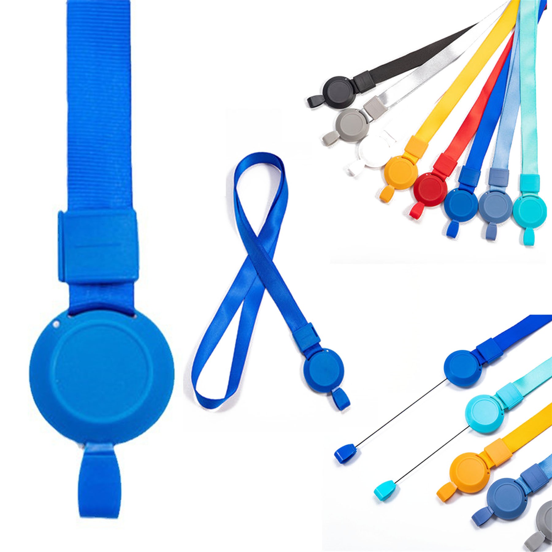 Sublimation Lanyards With Retractable Badge Reel 4