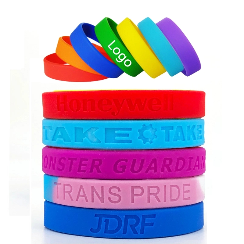 Silicone Wristbands Multicolored Rubber Bracelets 1
