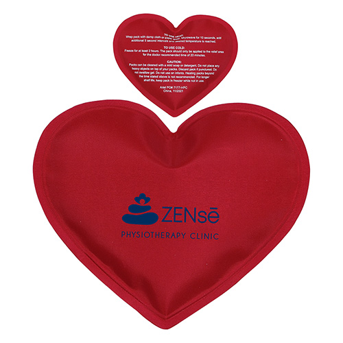 Heart Nylon-Covered Hot/Cold Pack 6