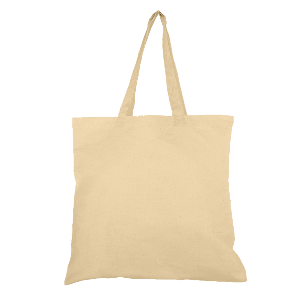 IslandLife 6 Oz Natural Cotton Tote, custom tote bag with logo imprint 2