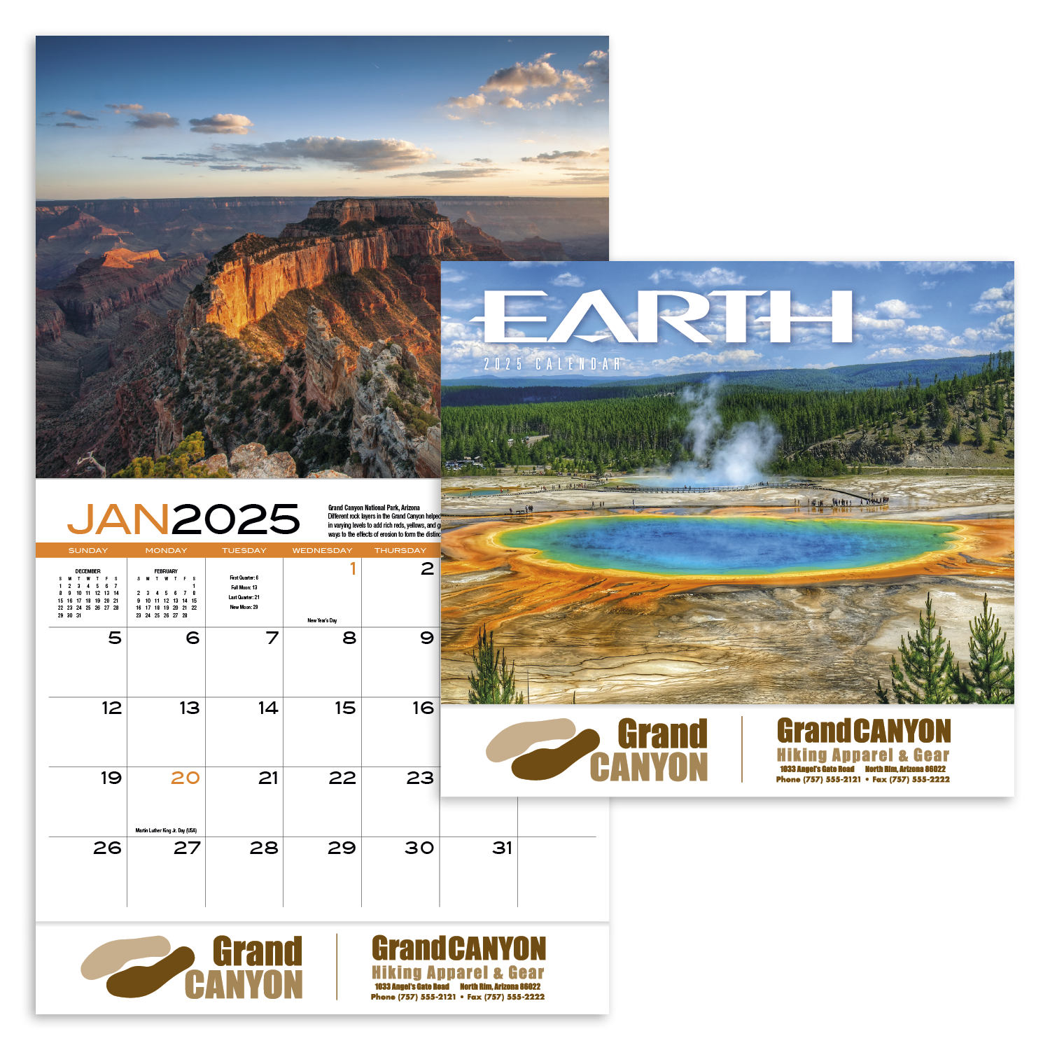 HotLine® Products Earth Appointment Calendar - Stapled 11
