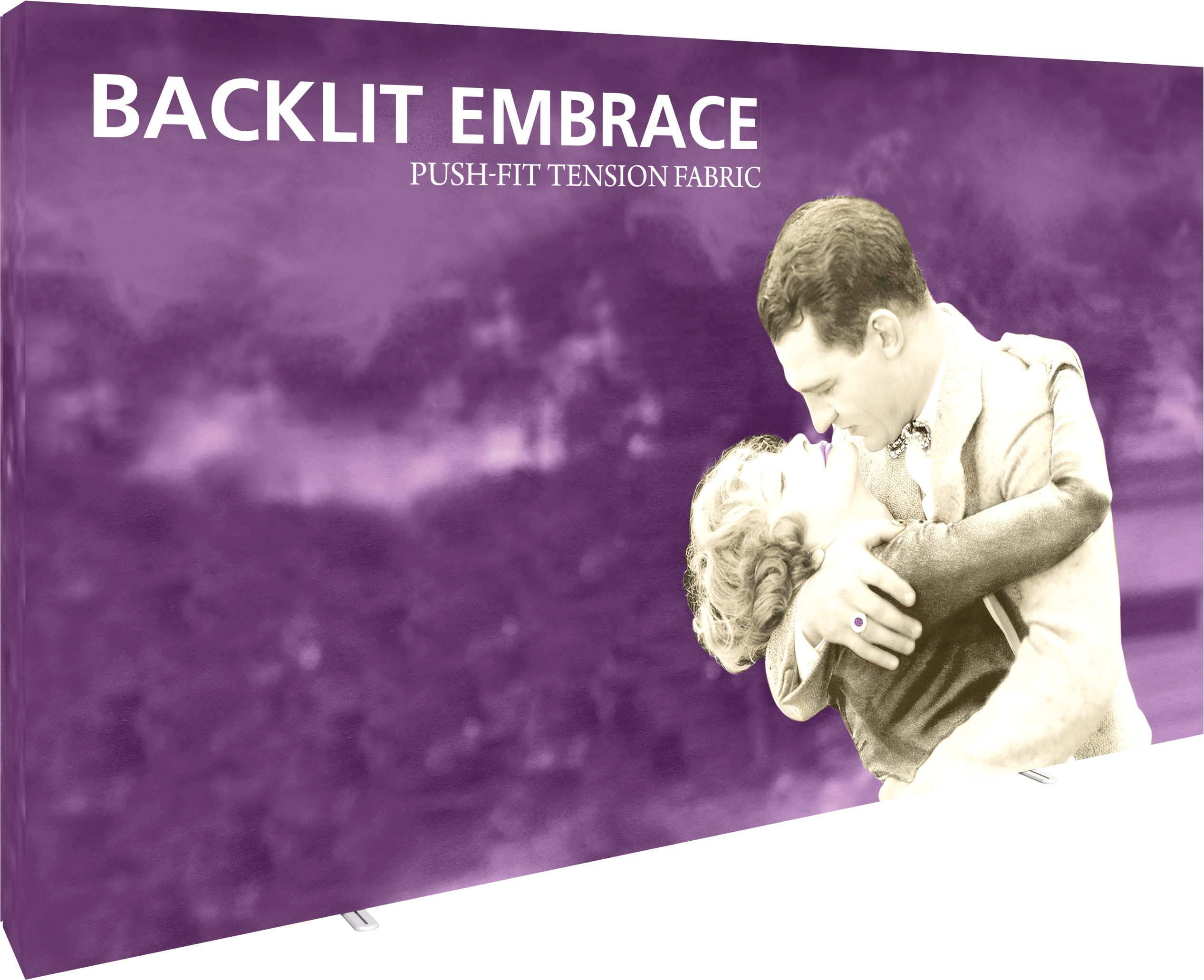Backlit Embrace 12.5 ft. Display Double-Sided