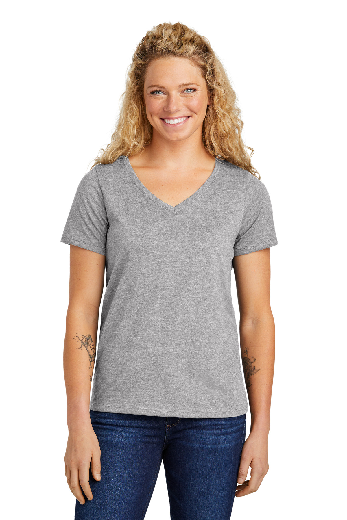 Volunteer Knitwear Women's Daily V-Neck Tee LVL45V 35