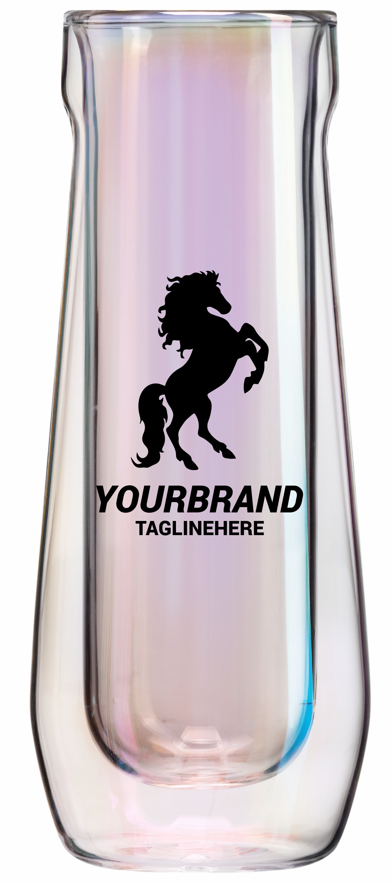 Corkcicle Prism Stemless Glass Flute - Set of 2