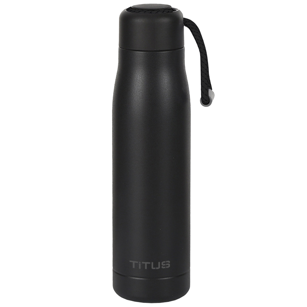 TiTUS® Executive Insulated Water Bottle & Chrome Trim Pen Gift Set