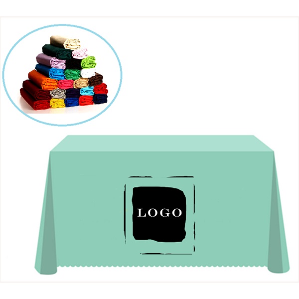 Solid Color Polyester Table Cover Tablecloth 2