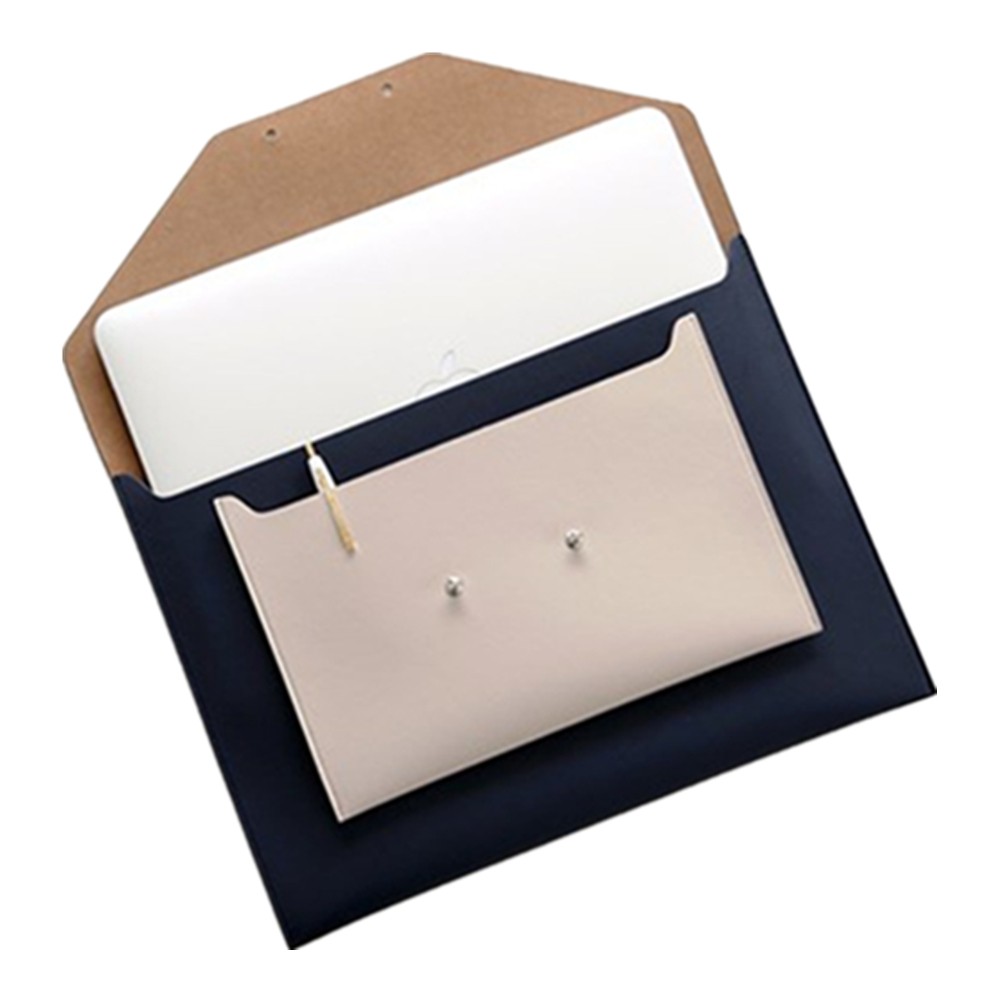 Waterproof Wear Resistant Leather Laptop Bag 4