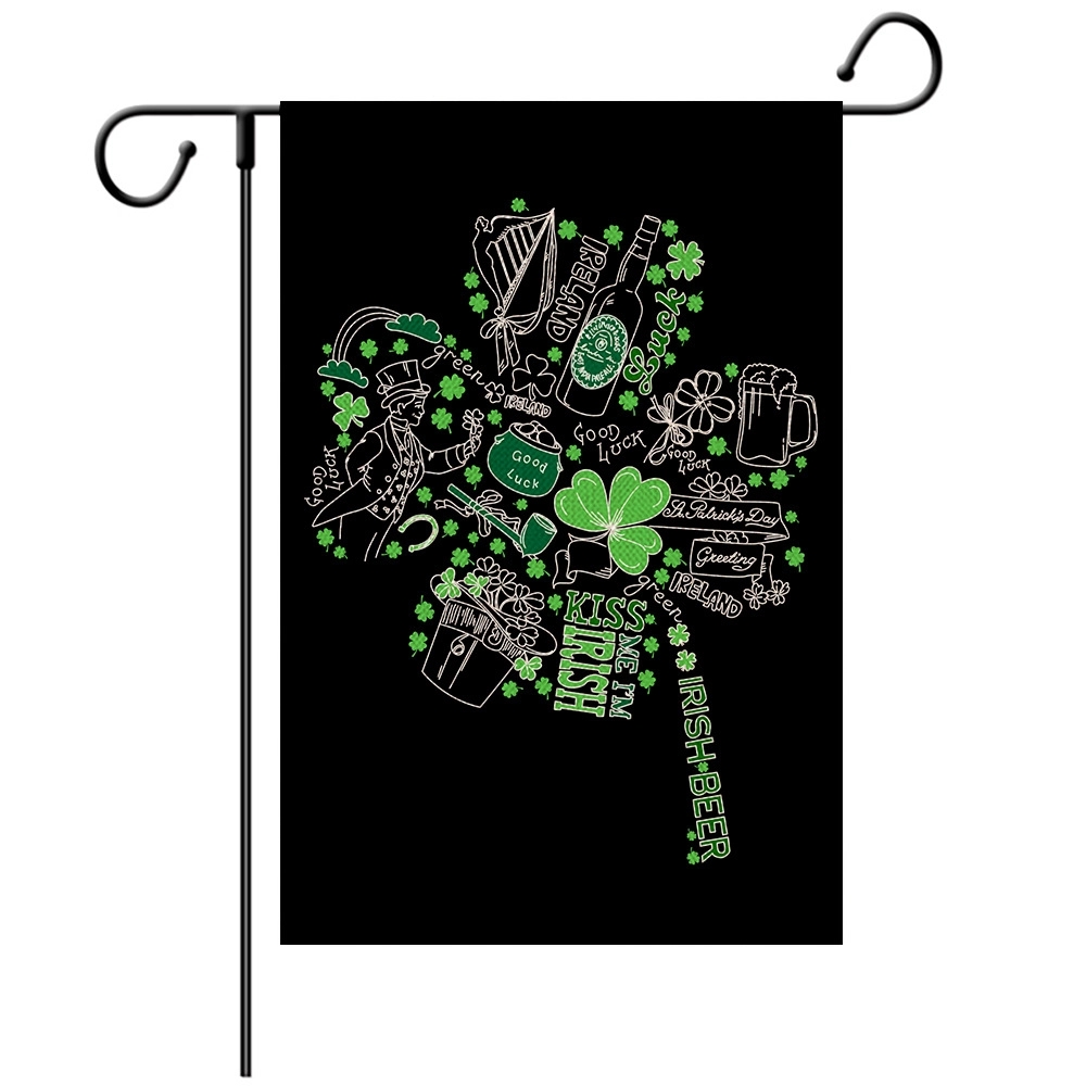 Happy St Patricks Day House Garden Flags 3