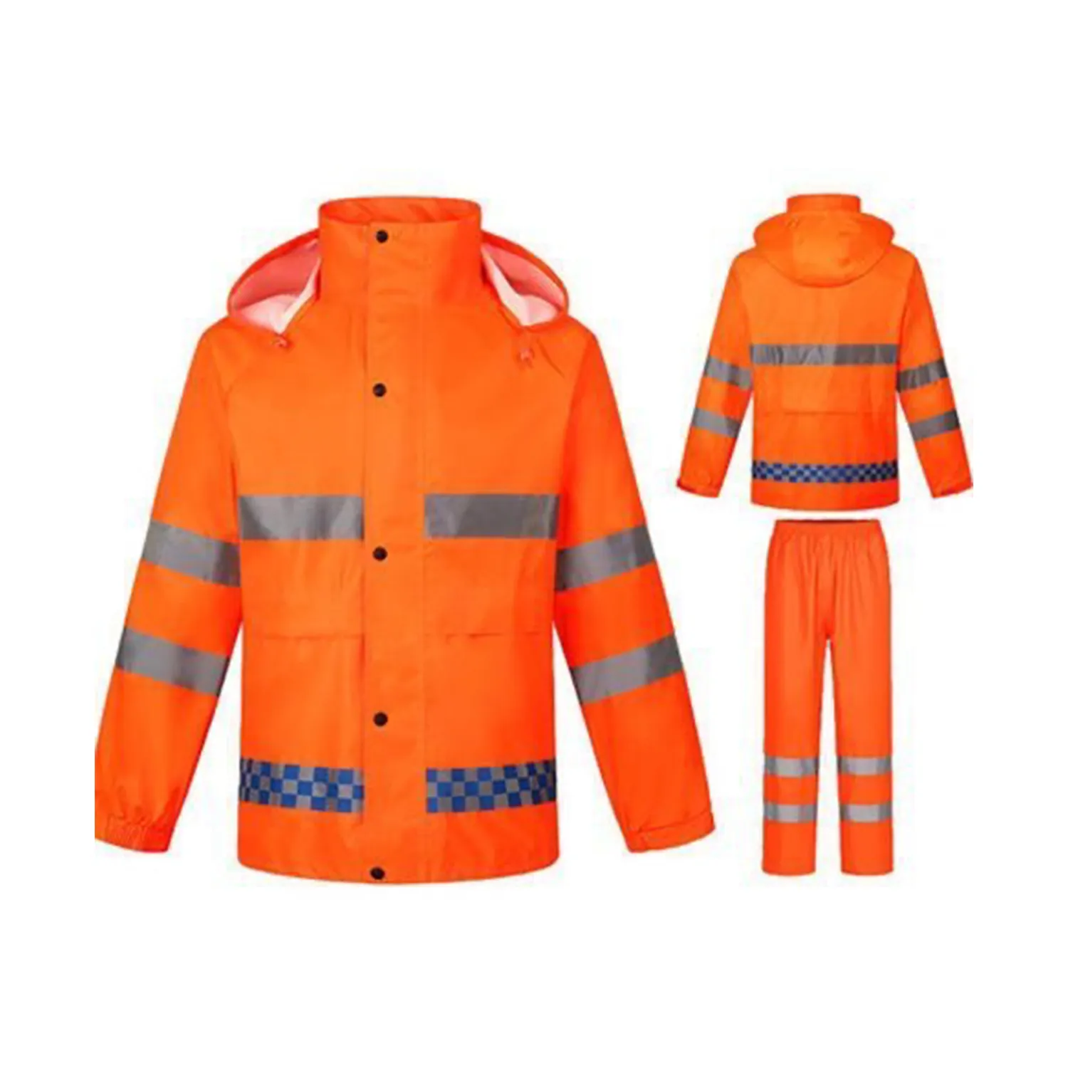 Oxford Reflective Split Raincoat 2