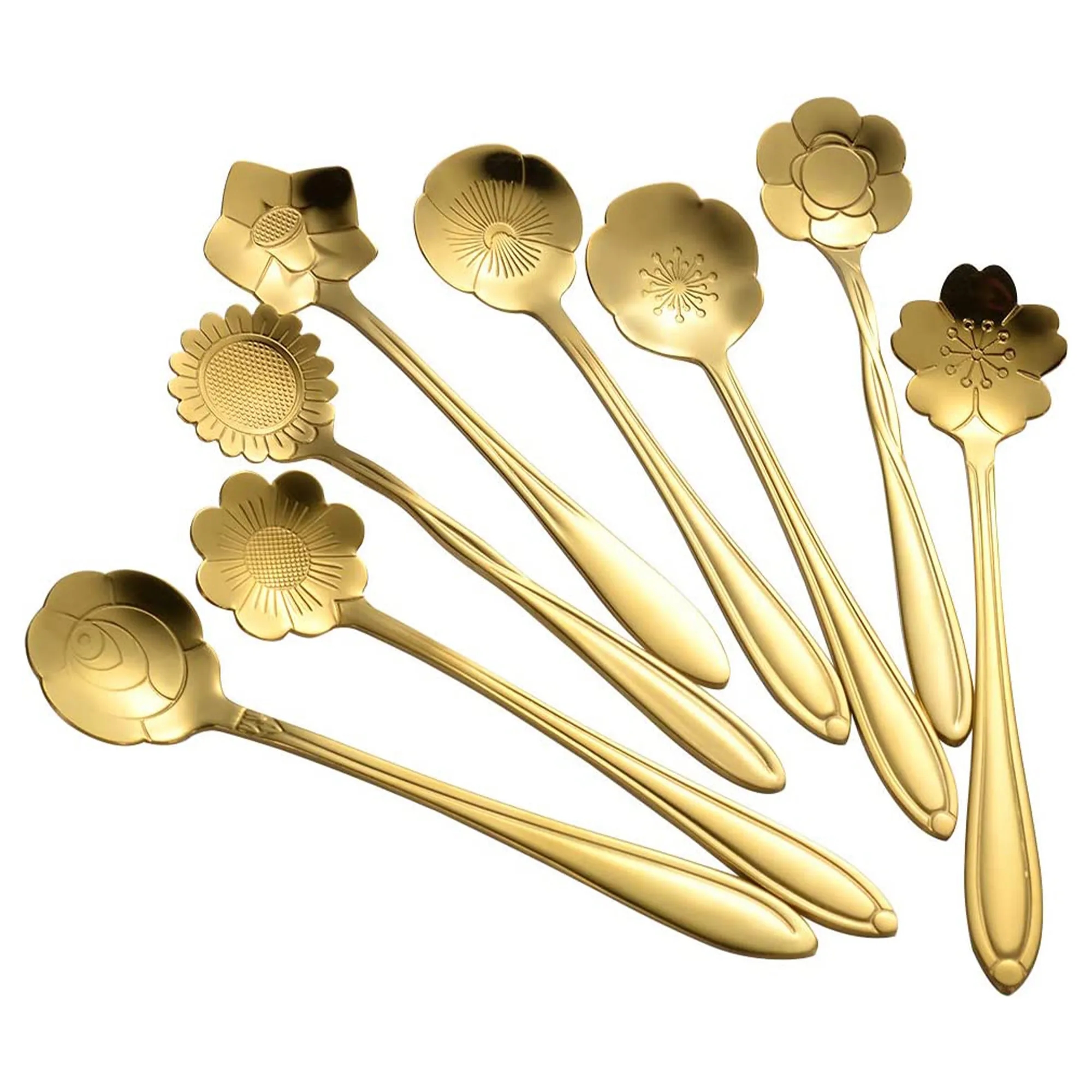 Flower Shaped Stainless Steel Spoon 2