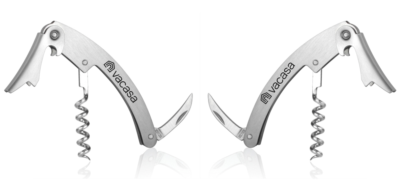 Simple One-Step Fantes Stainless Steel Waiters Corkscrew 3