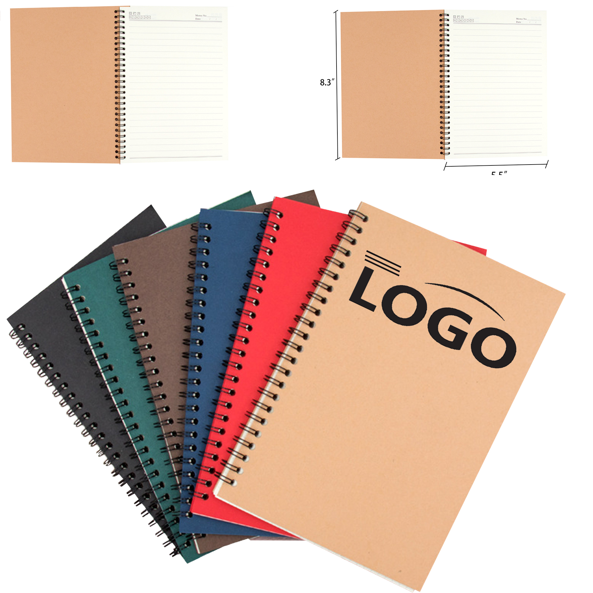 A5 Multicolor Thickened Kraft Paper Coil Notebook 2