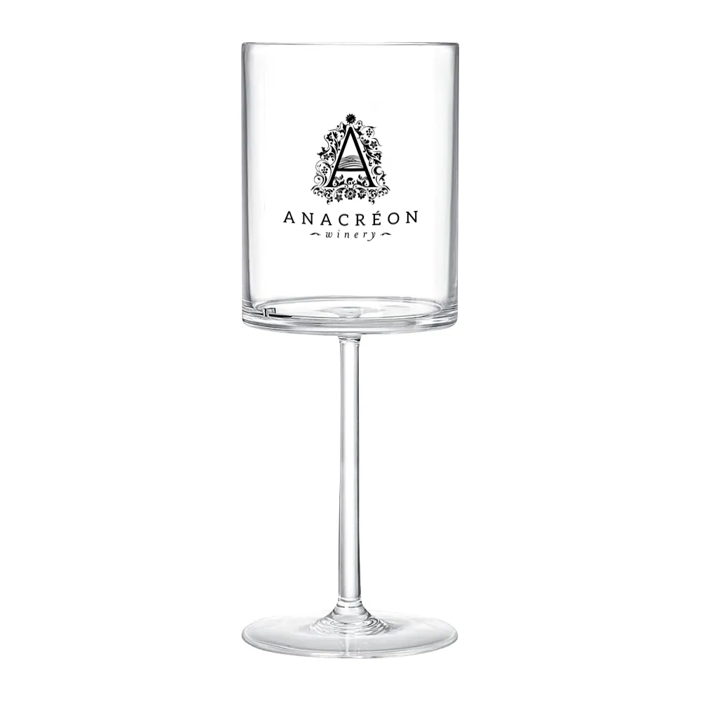 14oz. Acrylic Square Wine Glass 4