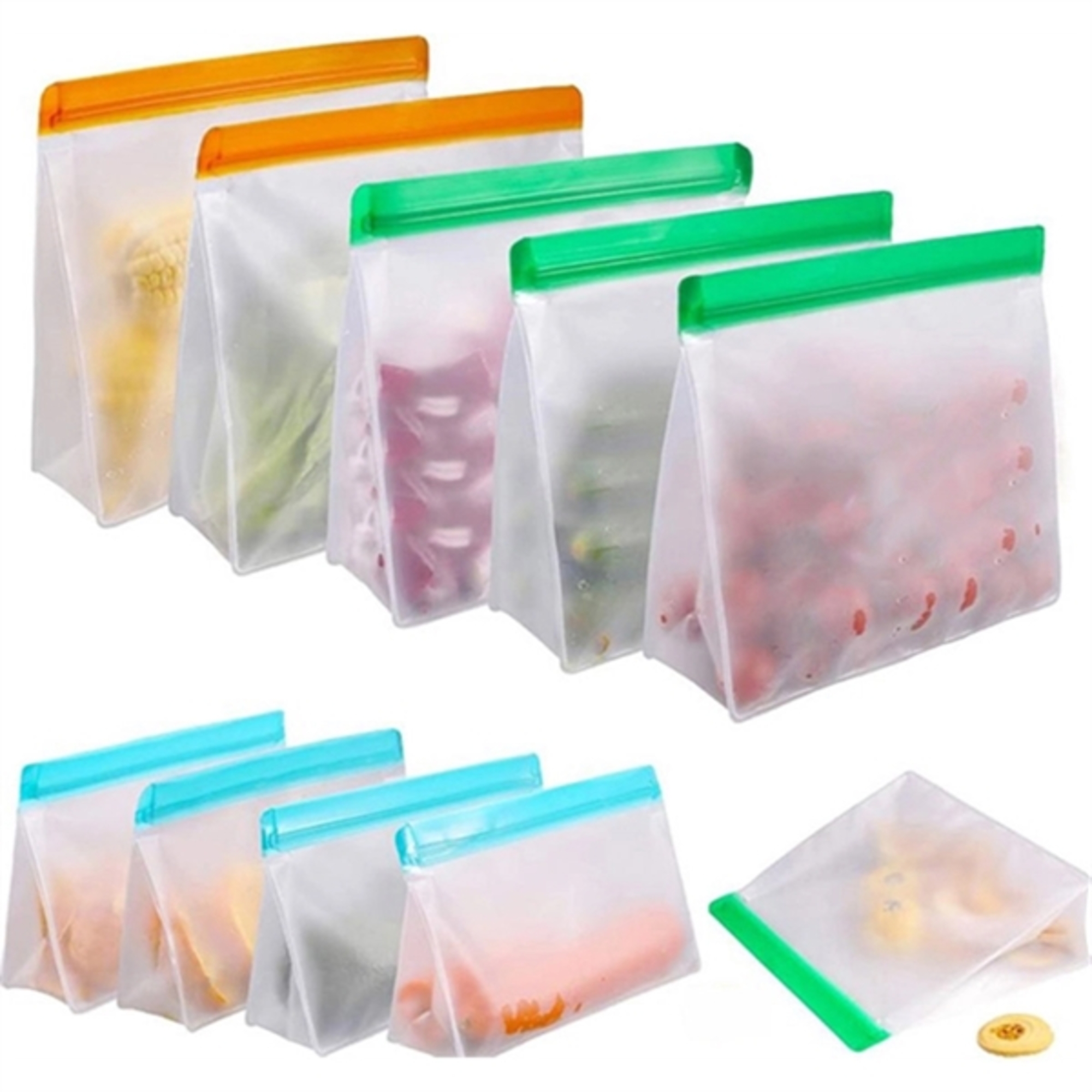 Reusable PEVA Food Storage Bags 2