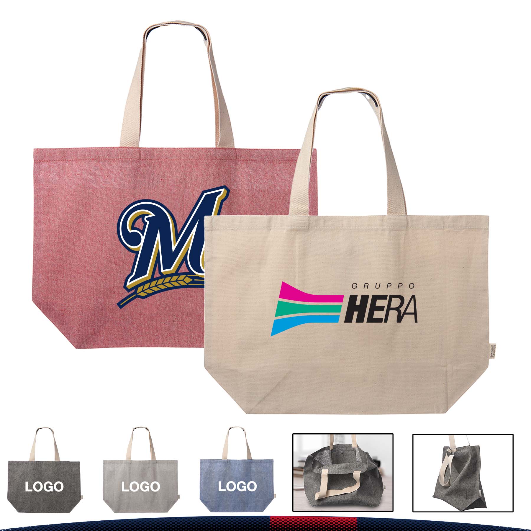 Pemie Tote Bag, custom tote bag with logo imprint 2