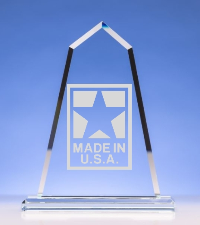 USA Monument Clear Glass Award 3