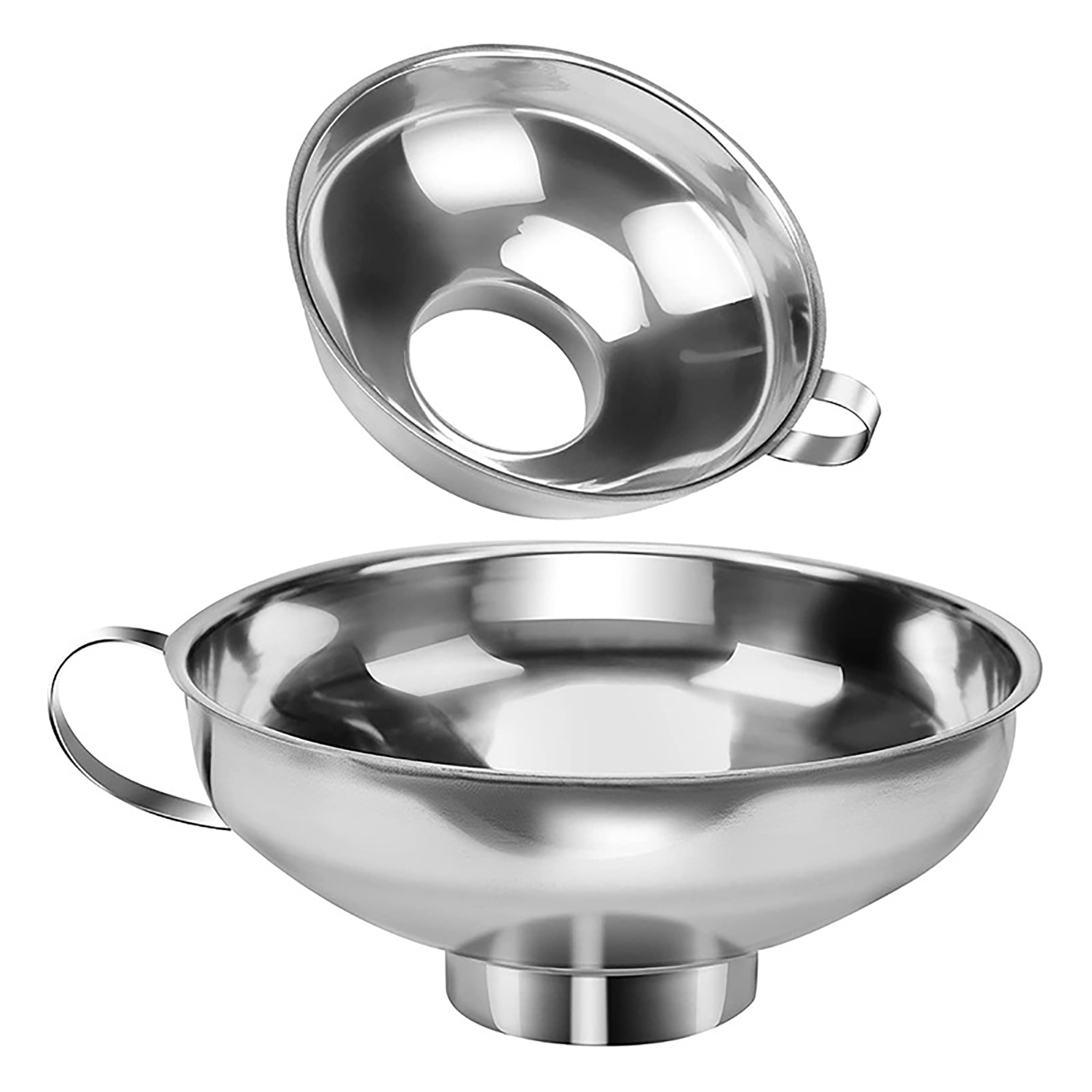 Stainless Steel Wide Mouth Canning Funnel 6